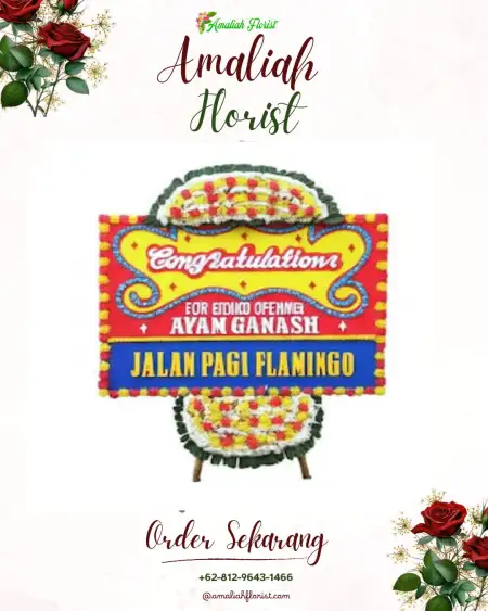 Sewa Papan Bunga Gedung Pernikahan Alam Sutera